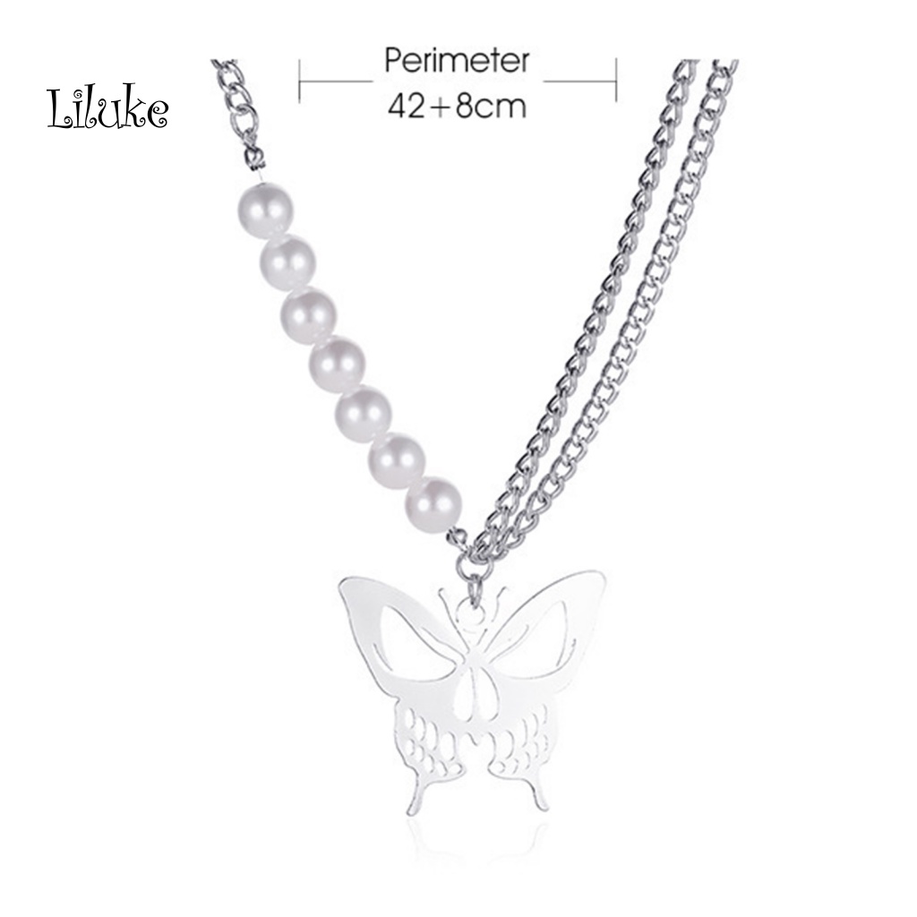 Vòng cổ Hợp Kim Trang Trí Ngọc Trai Giả Xinh Xắn Cho Nữ