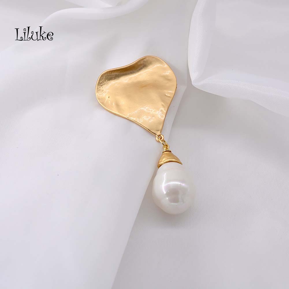 Ghim CàI ÁO HìNh TráI Tim PhốI HạT NgọC Trai Giả ThờI Trang Cho Nữ