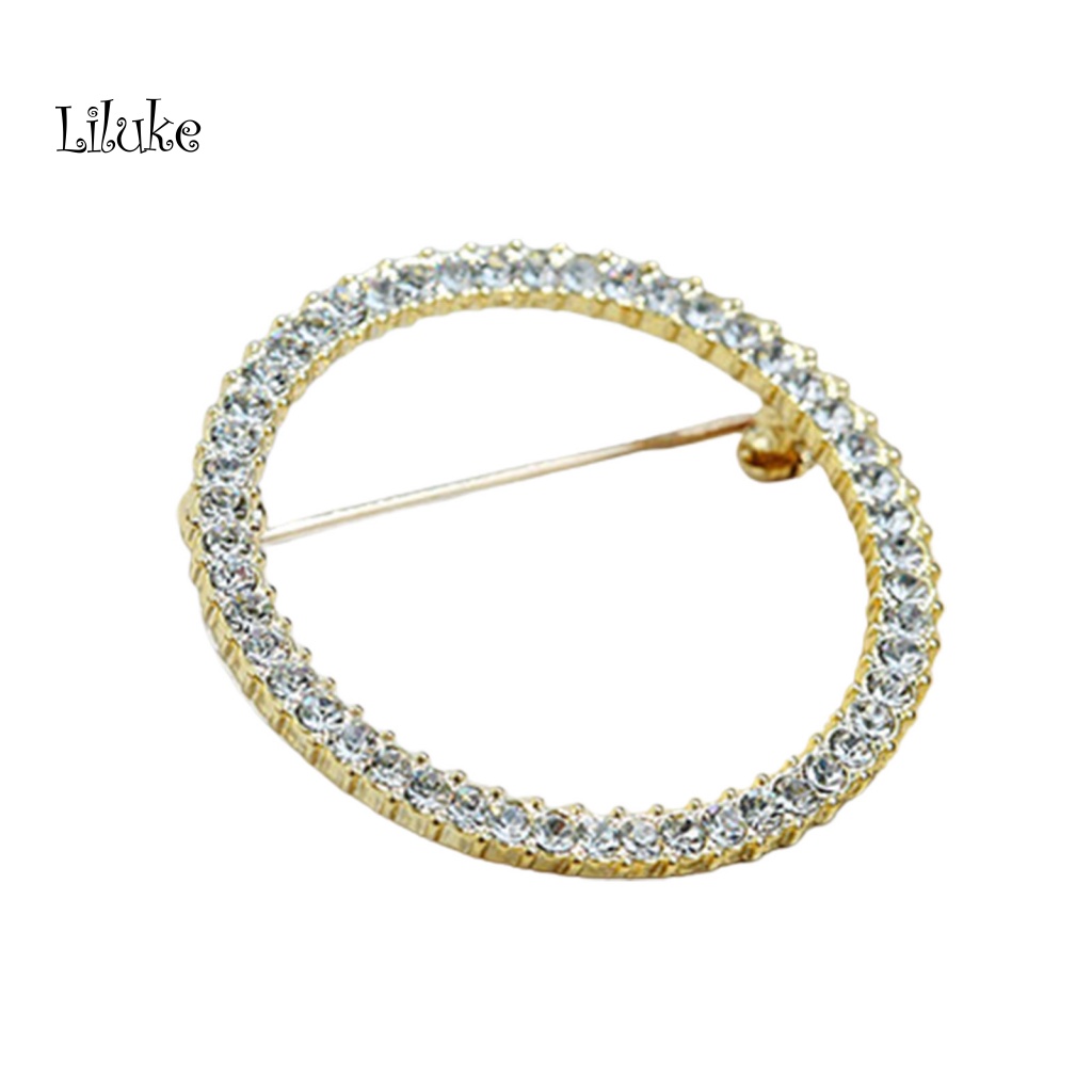 Kẹp Khăn Choàng Đính Đá Dùng Hóa Trang An Toàn