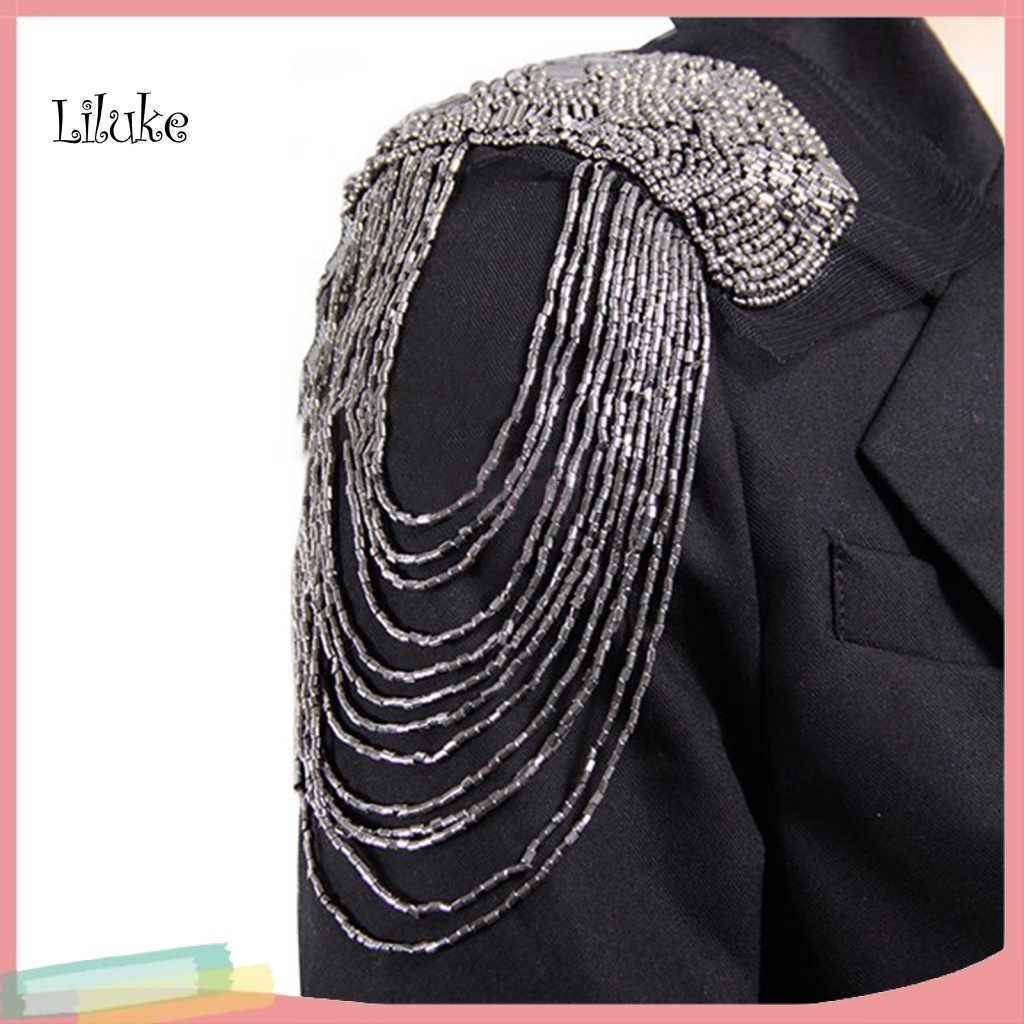 Lk 1 Huy Hiệu Cài Áo Dây Xích Tua Rua Trang Trí Vai Cổ Điển Tinh Tế Quyến Rũ Sử Dụng Rộng Rãi Phụ Kiện Trang Sức