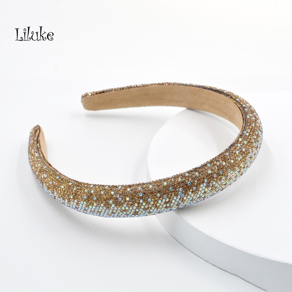 Băng Đô Cài Tóc Nữ Đính Đá Lấp Lánh Thời Trang