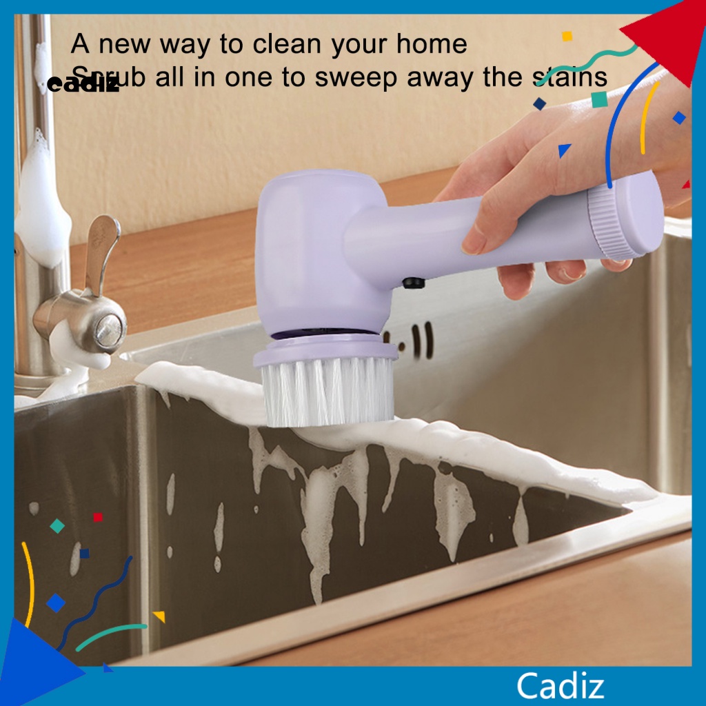 1 Bộ Cọ Rửa Bát Đĩa CADI Cầm Tay Không Dây Đa Năng Tiện Dụng Cho Nhà Hàng / Nhà Hàng