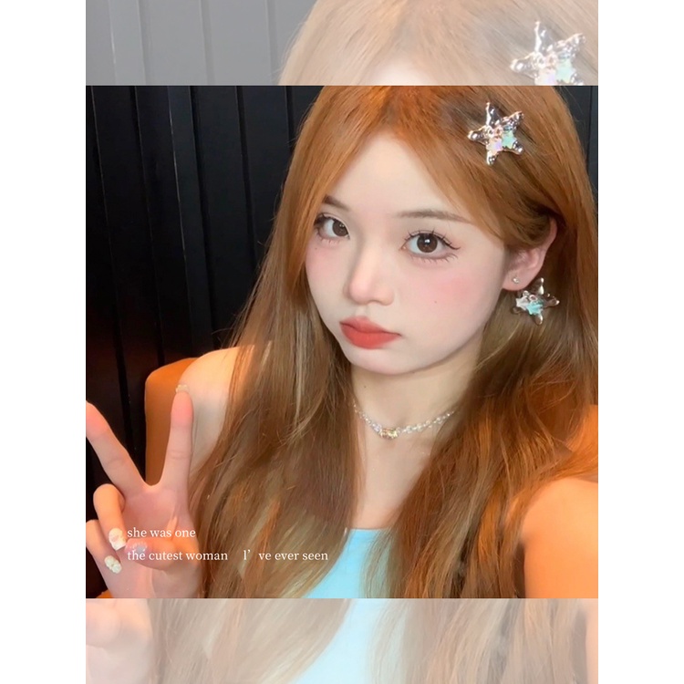 Kẹp Tóc Kim Loại Hình Ngôi Sao Phong Cách Mới 2023