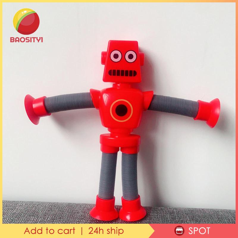 [Baosity 1] Đồ Chơi Robot Hút Chân Không Phát Sáng Cho Bé Quà Sinh Nhật