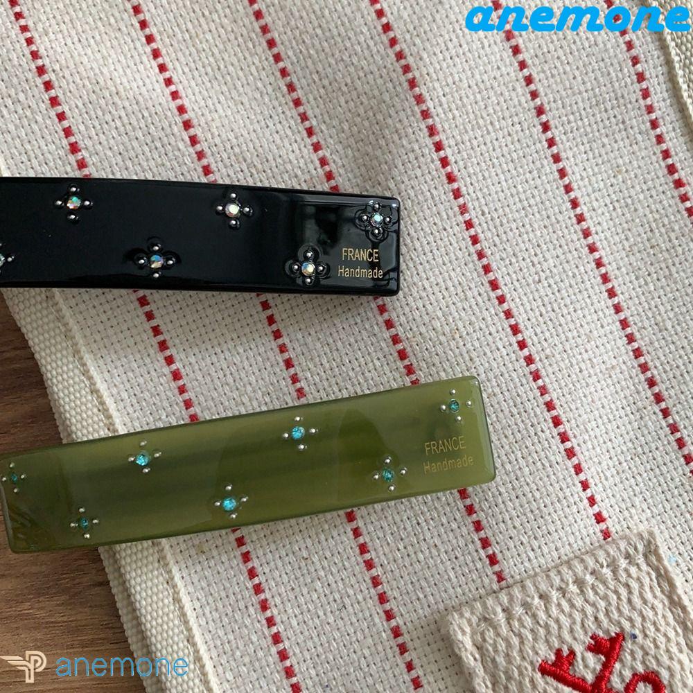 Kẹp Tóc Hình Chữ Nhật / Ngôi Sao Acetic Acid Thiết Kế Đơn Giản Xinh Xắn|Kẹp Lò Xo Họa Tiết Bầu Trời Sao Cho Nữ