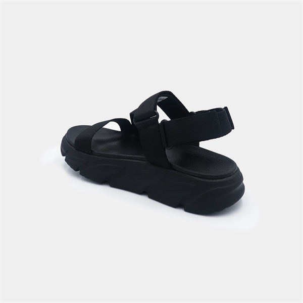 Giày Sandal Nam Nữ Unisex BeRich BE577 Full Đen