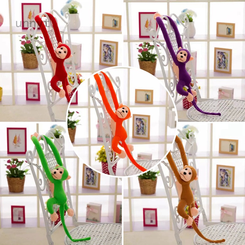 Khỉ Nhồi Bông Mềm Mại Tay Dài 60cm Trang Trí Nhà Cửa