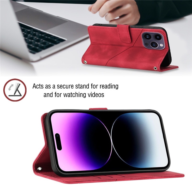 Ốp Điện Thoại Da Nắp Lật Chống Sốc Cho iPhone 12 11 Pro MAX XS XR