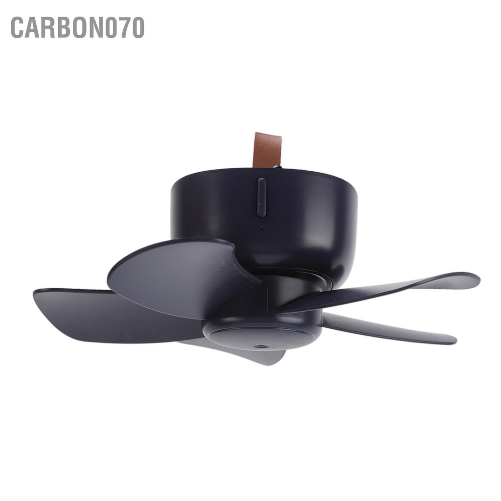 Carbon070 Quạt Trần Mini USB Điều Khiển Từ Xa Cắm Trại Di Động Tán Treo