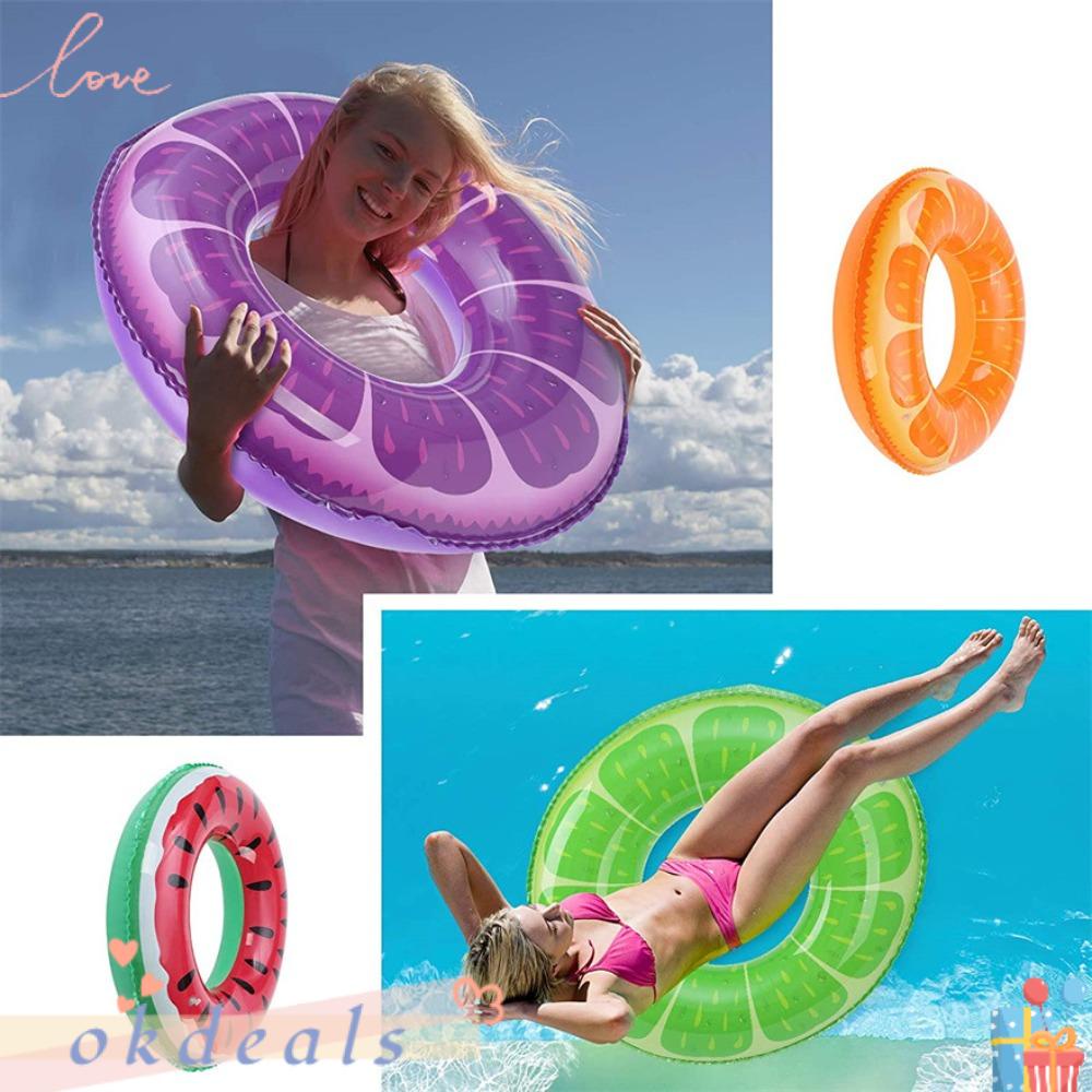 Phao Bơi Bơm Hơi Màu Cam Thời Trang Mùa Hè