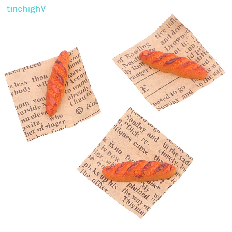 [TinchighV] Mô Hình Bánh Mì Baguette Mini Trang Trí Nhà Búp Bê 1: 12
