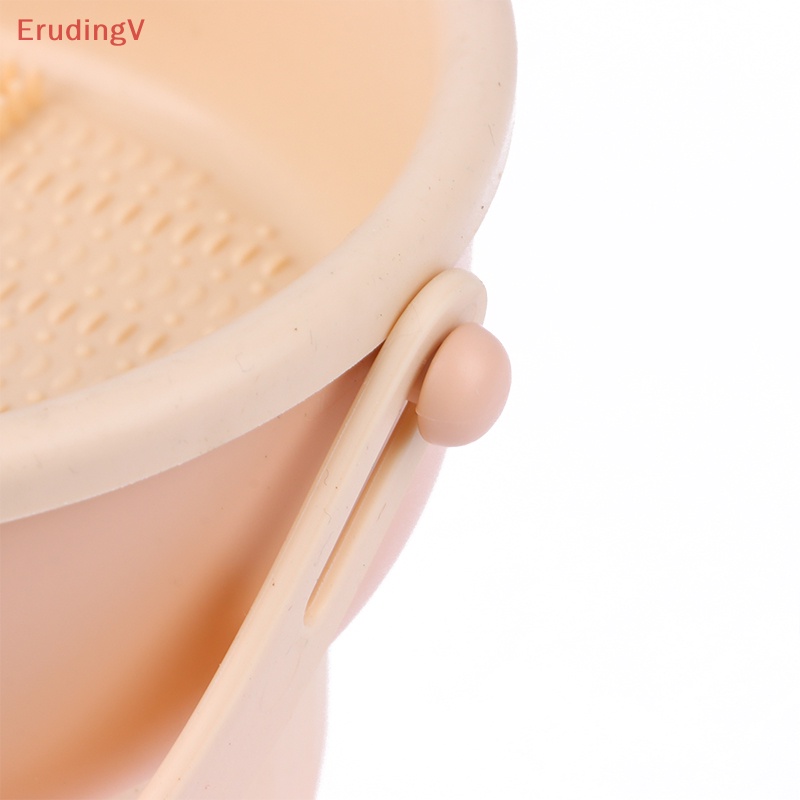 Bộ Dụng Cụ Vệ Sinh Cọ Trang Điểm Bằng Silicon Tiện Dụng