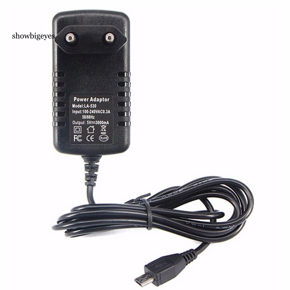 Bộ Sạc 5V 3A Micro USB AC Sang DC Cho Máy Tính / Điện Thoại