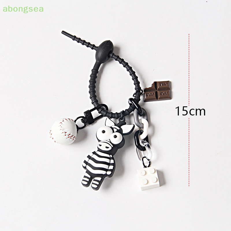 Móc Khóa Silicon Hình Hươu Cao Cổ Hoạt Hình Vui Nhộn Cho Bé