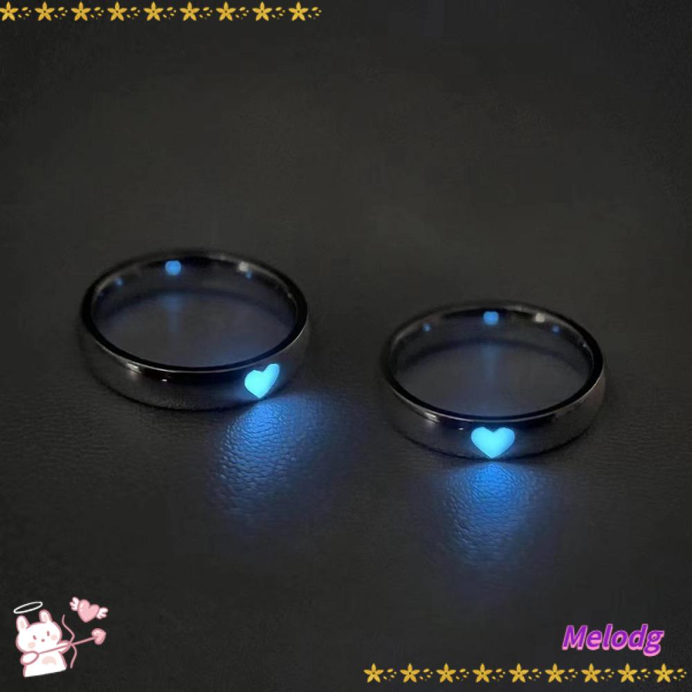 MELODG Set 10 Nhẫn Cặp Thời Trang Sang Trọng