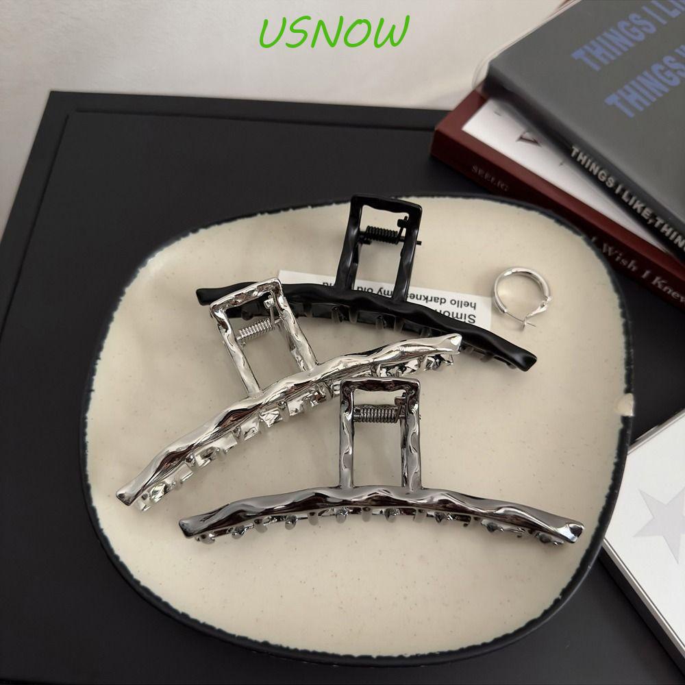 Kẹp Tóc Móng Vuốt Bằng Kim Loại Đơn Giản Sáng Tạo Thời Trang Phong Cách Hàn Quốc Cho Nữ