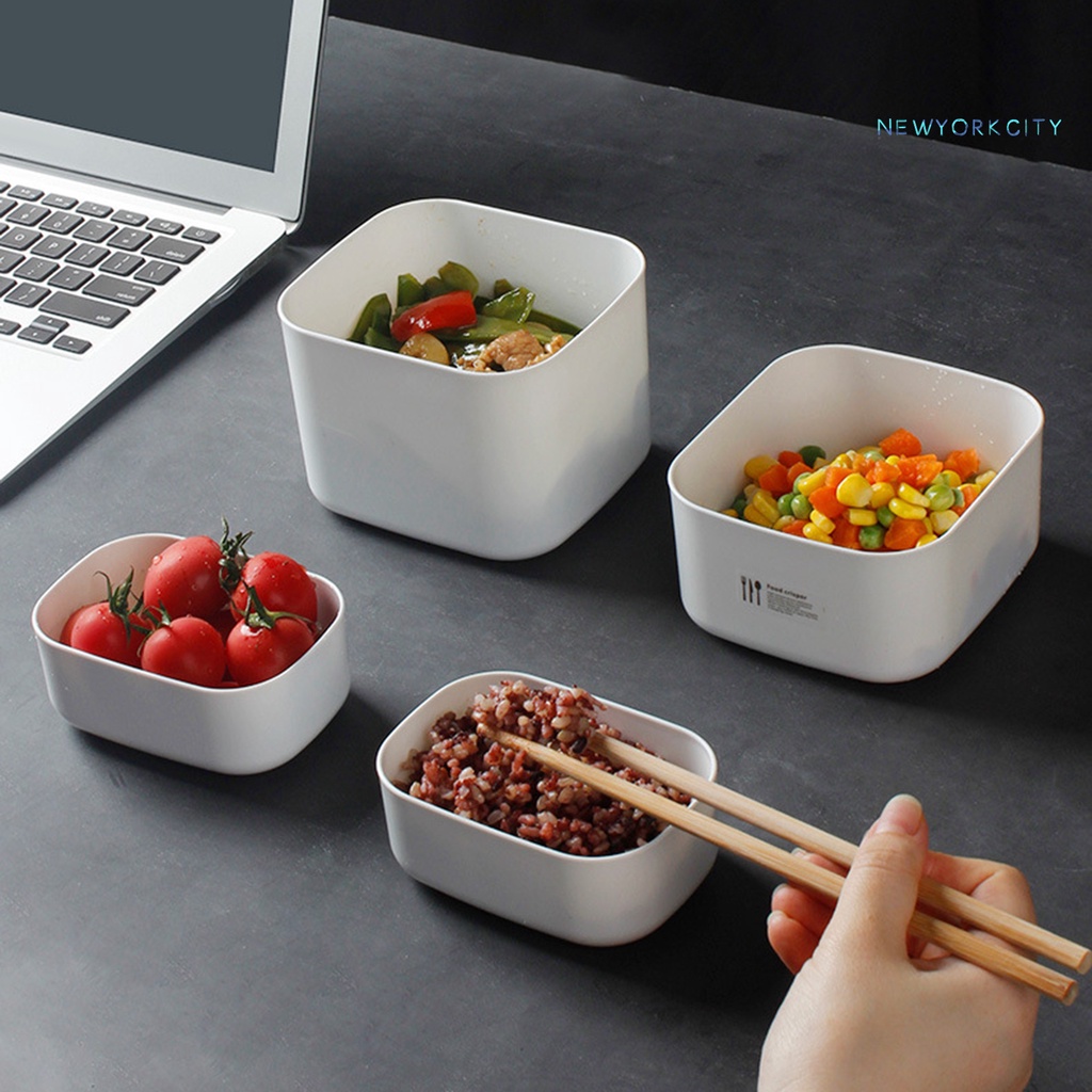 Bộ 2 Hộp Đựng Thực Phẩm Tươi Mới Mini Có Nắp Đậy Kín Bảo Quản Tủ Lạnh