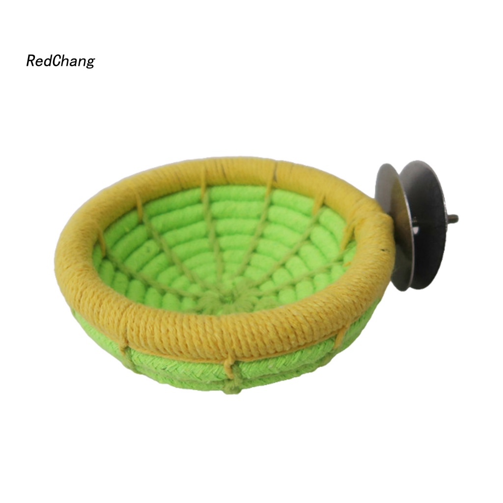 Tổ Chim / Chuột Hamster Bằng Vải Cotton Dệt Tay Giữ Ấm