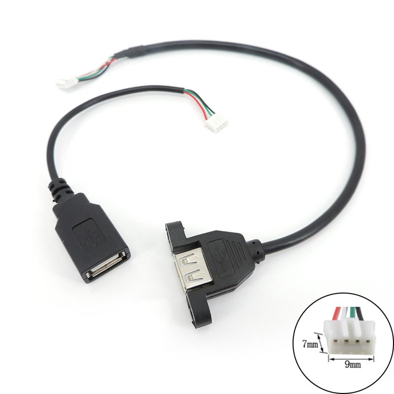 Dây Cáp 30cm usb 2.0 female Sang 4p Cáp ph2.0 usb 2.0 female diy vnh2