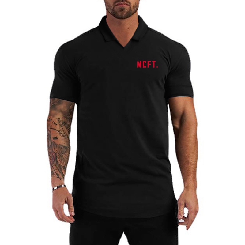 Áo polo Tay Ngắn Vải Cotton Thời Trang Cao Cấp Trẻ Trung Cho Nam