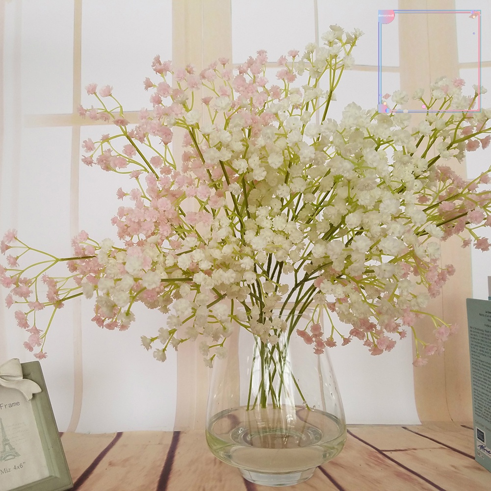 1 Bó Hoa Gypsophila Nhân Tạo Bằng Nhựa Cho Trang Trí Tiệc Cưới
