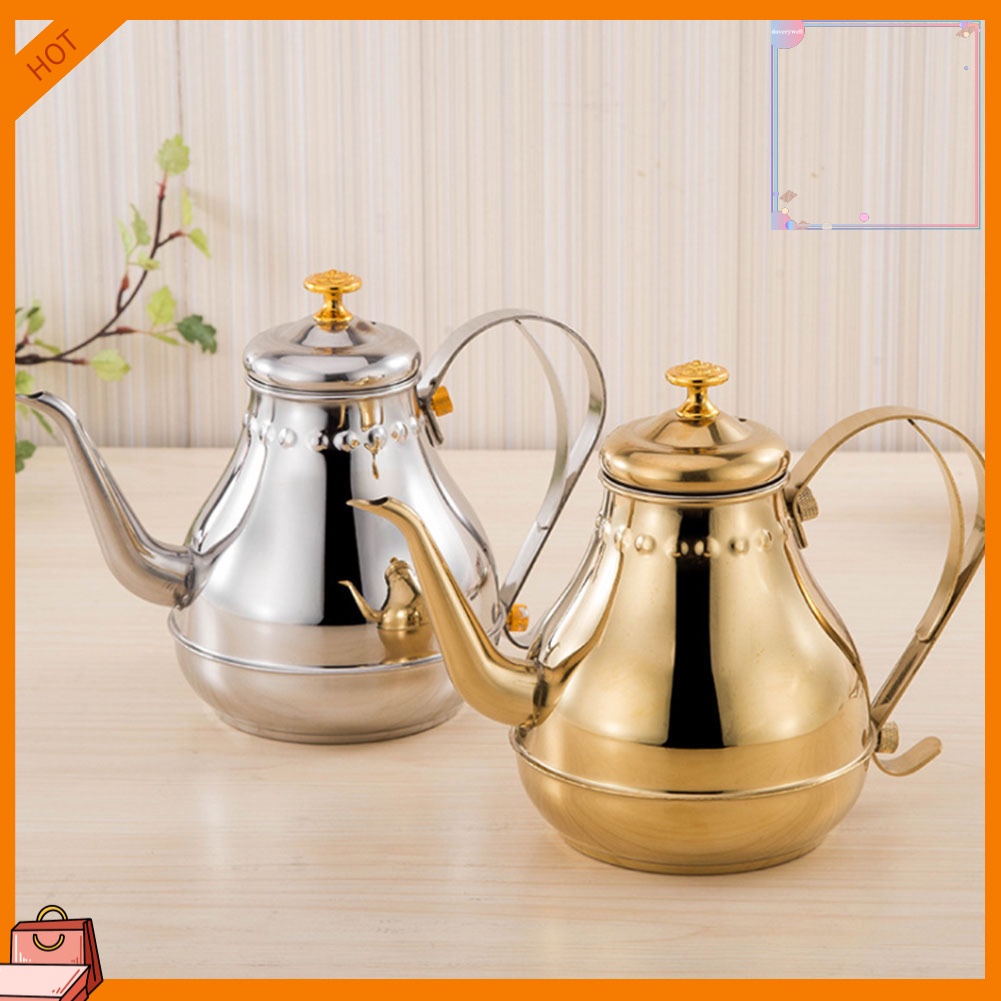 Ấm Trà / Cà Phê Bằng Thép Không Gỉ Cổ Ngỗng