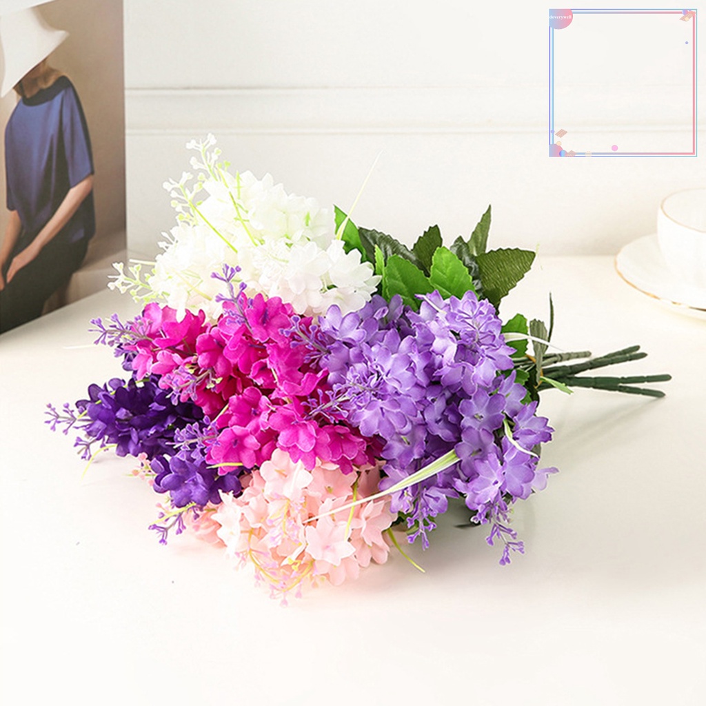 Bó Hoa Đào Hyacinth Giả Chống Tia UV Dùng Làm Đạo Cụ Chụp Ảnh