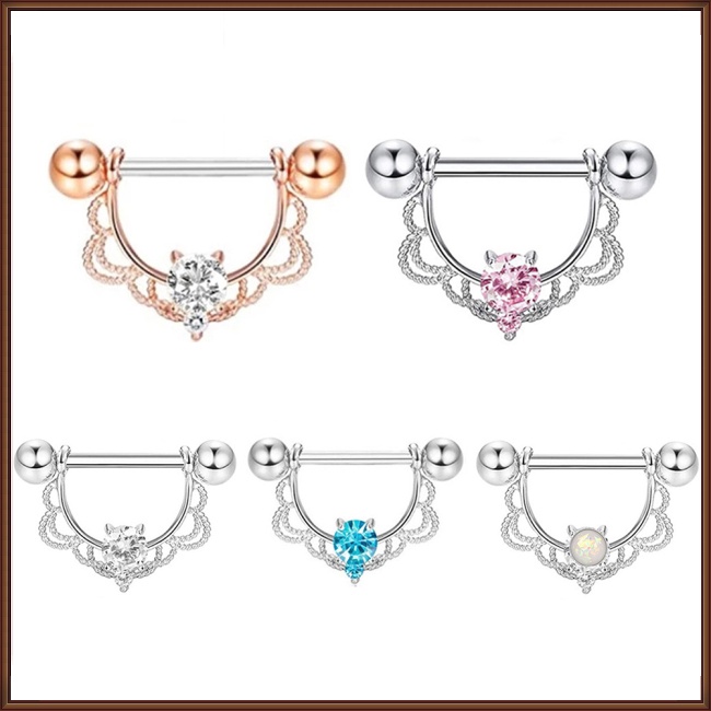 Khuyên Xỏ Cơ Thể Bằng Thép Không Gỉ Hình Chữ U Thời Trang Dành Cho Nữ