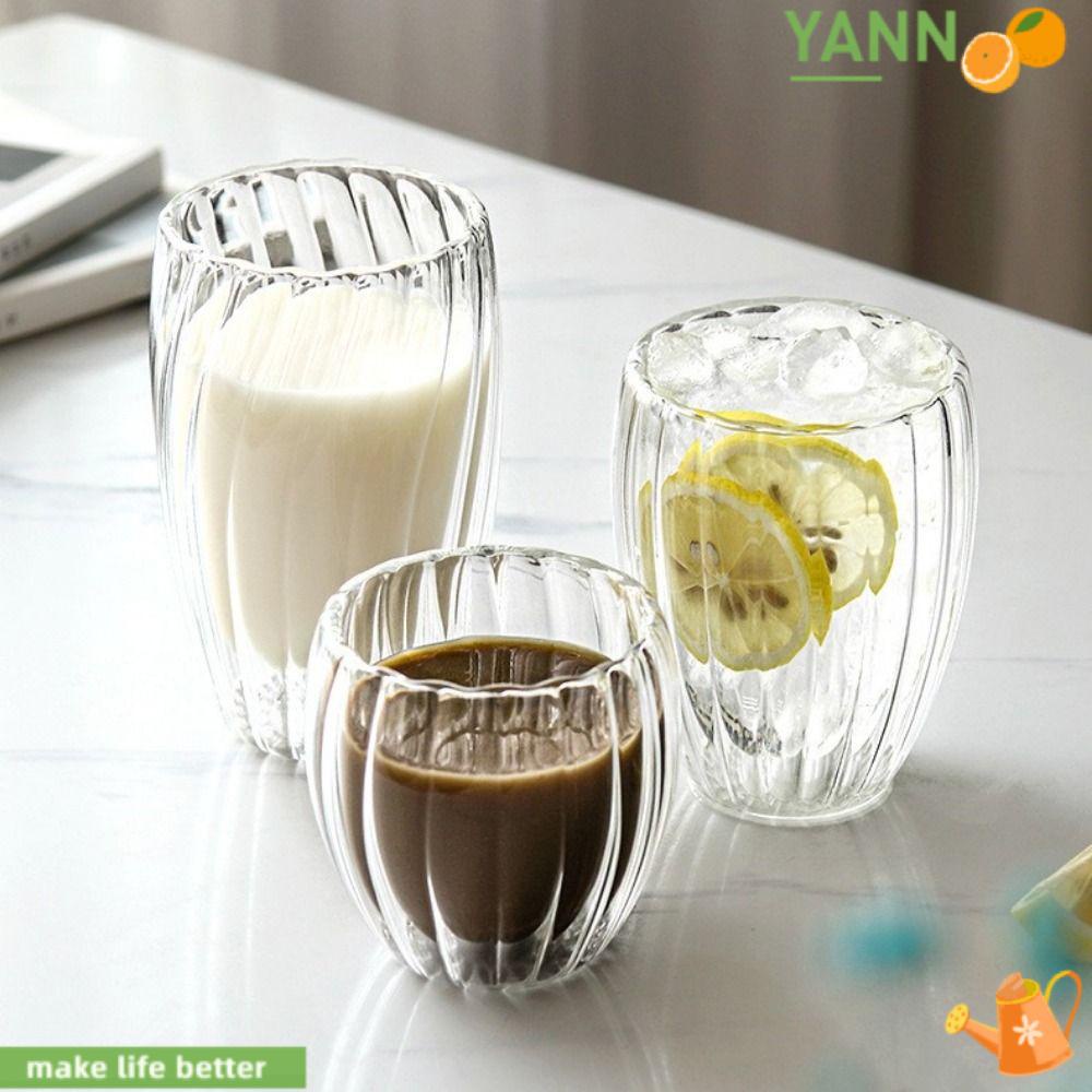 Cốc Thủy Tinh Uống Trà Sữa Hai Lớp Chịu Nhiệt 1 #