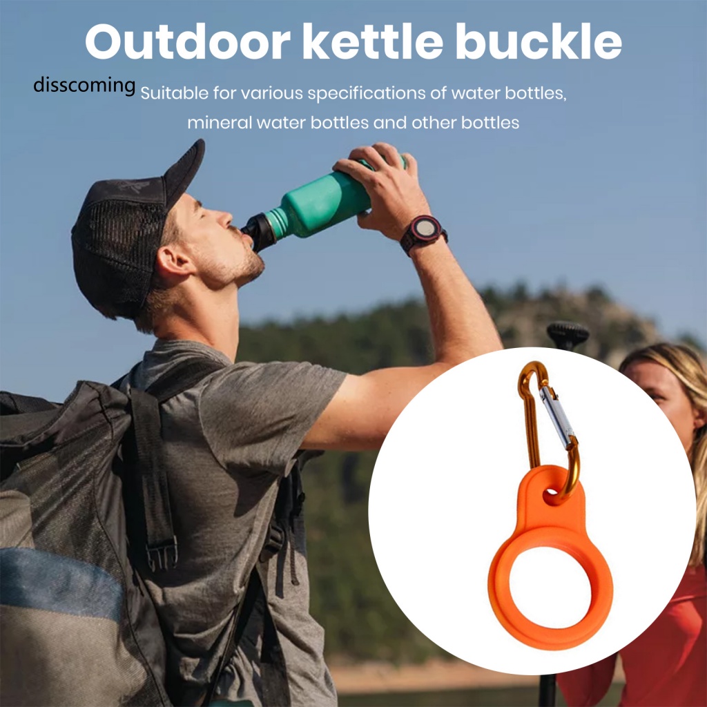 Băng Đô SL SL SL SL| Bình Nước Silicone Có Kẹp Kim Loại Tiện Dụng Cho Các Hoạt Động Ngoài Trời