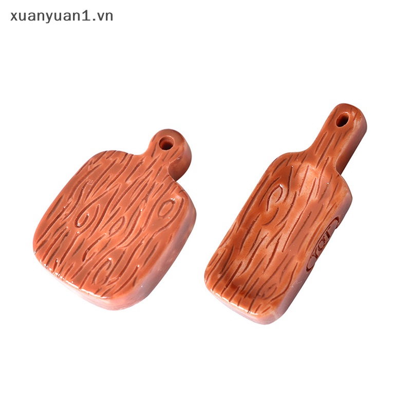 Set 10 Khay Đựng Bánh Bít Tết Mini Trang Trí Nhà Búp Bê