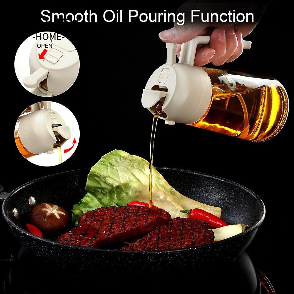 KUNHEV Bình Đựng Dầu Chiên 470ml Tiện Dụng Cho Nhà Bếp