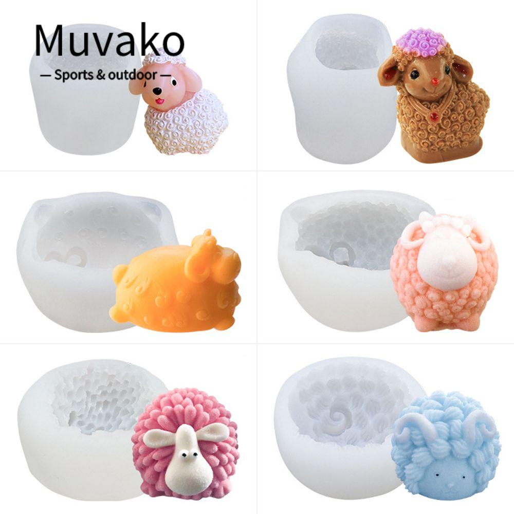 MUVAKO Khuôn Làm Đá / Xà Phòng Đa Năng Trang Trí Nhà Cửa DIY