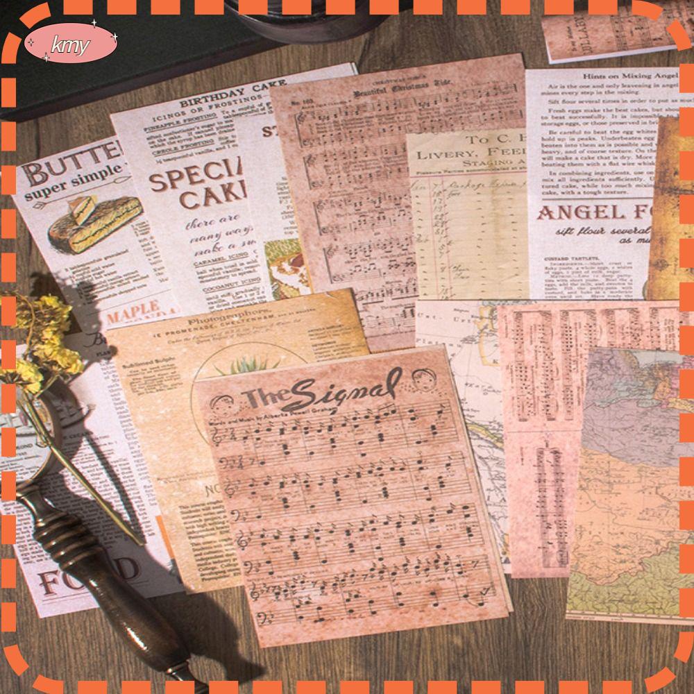 Thẻ Giấy Dán Tường Trang Trí Sổ Lưu Niệm Phong Cách Vintage