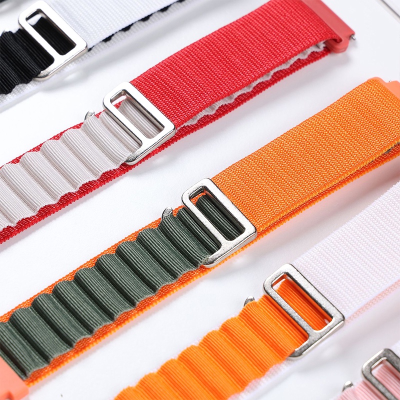 Dây Nylon 20mm 22mm / 22mm Chuyên Dụng Cho Đồng Hồ Samsung Galaxy watch 5 / 4 / 4classic / 5 pro 45mm 46mm 42mm 44mm 40mm HUAWEI watch GT 2e 3