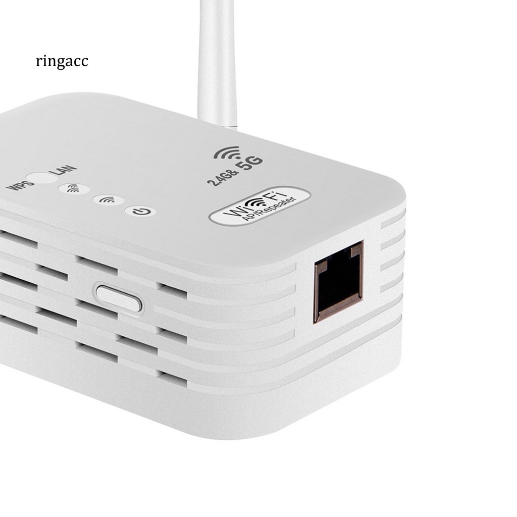 Thiết Bị Khuếch Đại Tín Hiệu WiFi Tốc Độ Cao Cổng Mạng Ethernet 1200Mbps Phích Cắm EU / US Chuyên Dụng Cho Văn Phòng