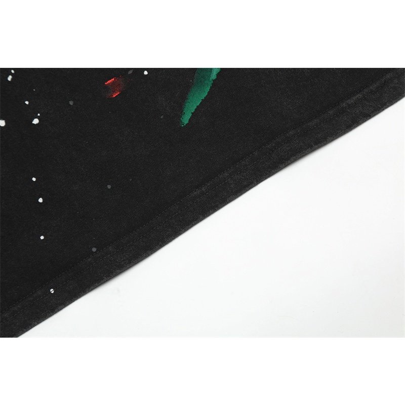 Áo Thun Tay Ngắn Cổ Chữ V Họa Tiết G-Lallery- D-ept Vẽ Tay Chất Lượng Cao