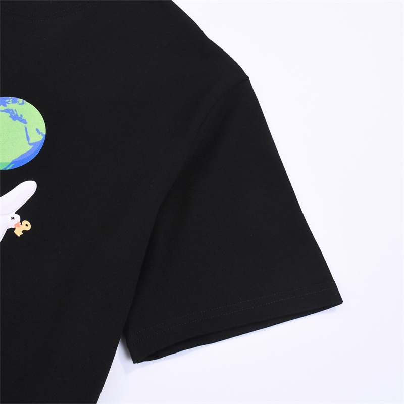 Áo Thun Tay Ngắn Họa Tiết Cầu Vồng Năm Mới L666V &amp; Show 23ss