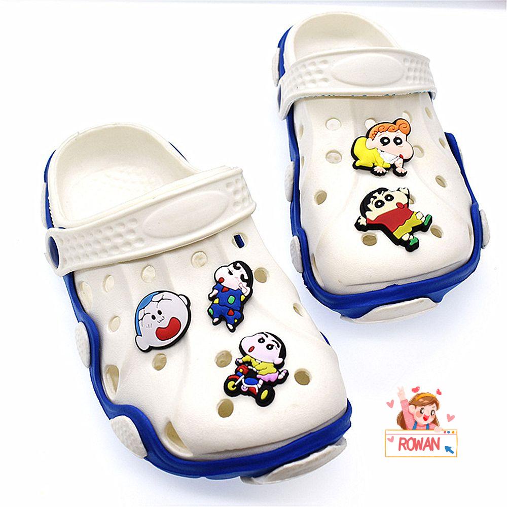 Set 1 / 19 Phụ Kiện Trang Trí Giày Kiểu Hoạt Hình Cậu Bé Bút Chì Shin-Chan Dễ Thương