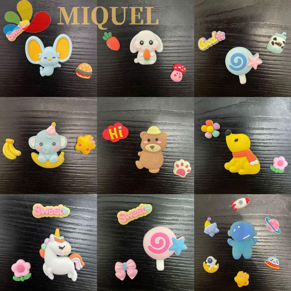 Sticker Dán Trang Trí Tủ Lạnh Hình Chai Nước 3D Bằng Nhựa Resin Dễ Thương DIY