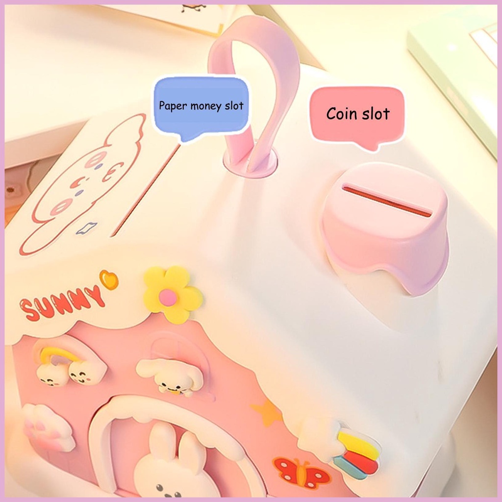 Hộp Đựng Tiền Tiết Kiệm Hình Ngôi Nhà Dễ Thương Trang Trí Nhà Cửa