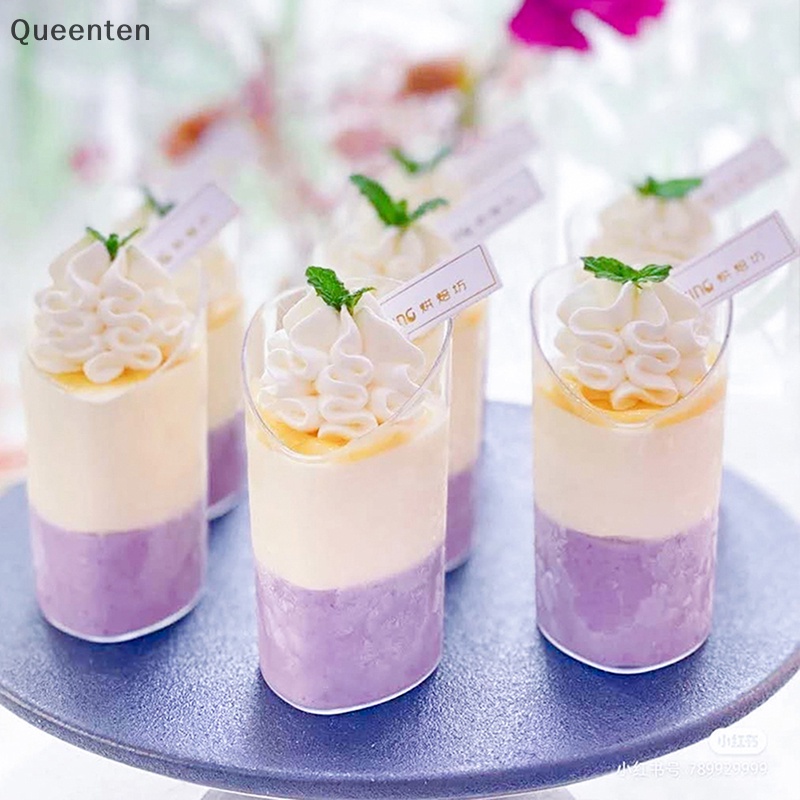 Bộ 20 Cốc Nhựa Mini 70ml Đựng Món Tráng Miệng