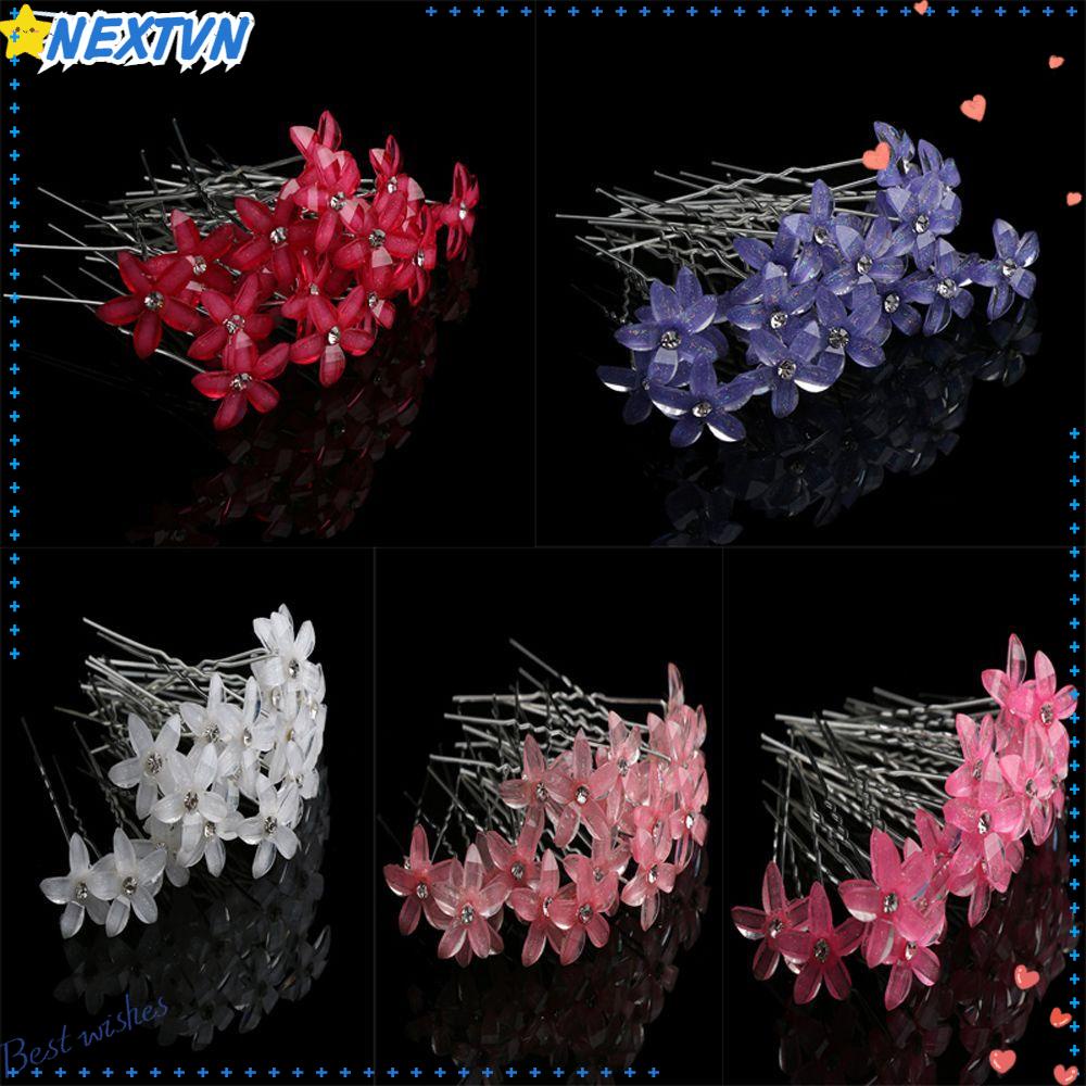 Set 20 Kẹp Tóc Cô Dâu Xinh Xắn|Bộ Ba Bánh Xích|Kẹp Tóc Đính Đá Lấp Lánh