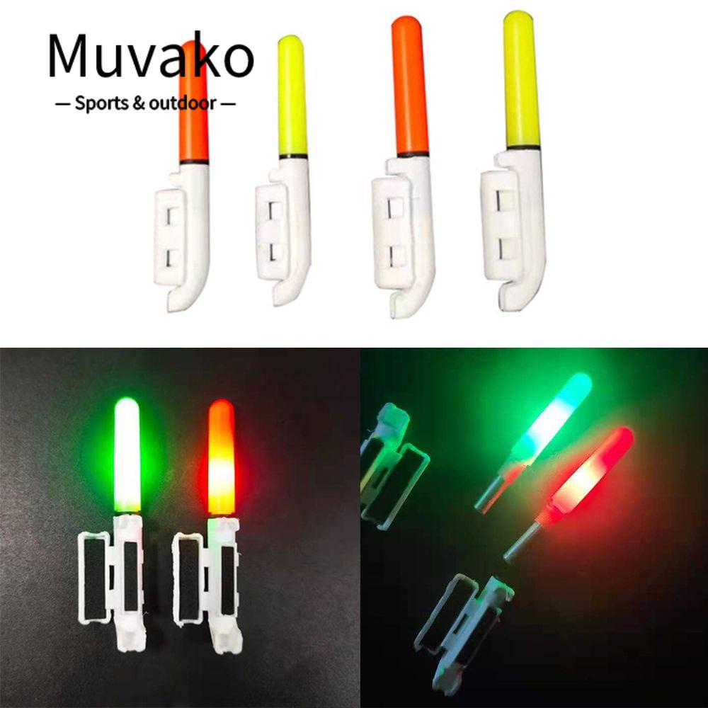 MUVAKO Cần Câu Cá Nổi Bật 425 Pin Màu Đỏ / Vàng Huỳnh Quang Mới