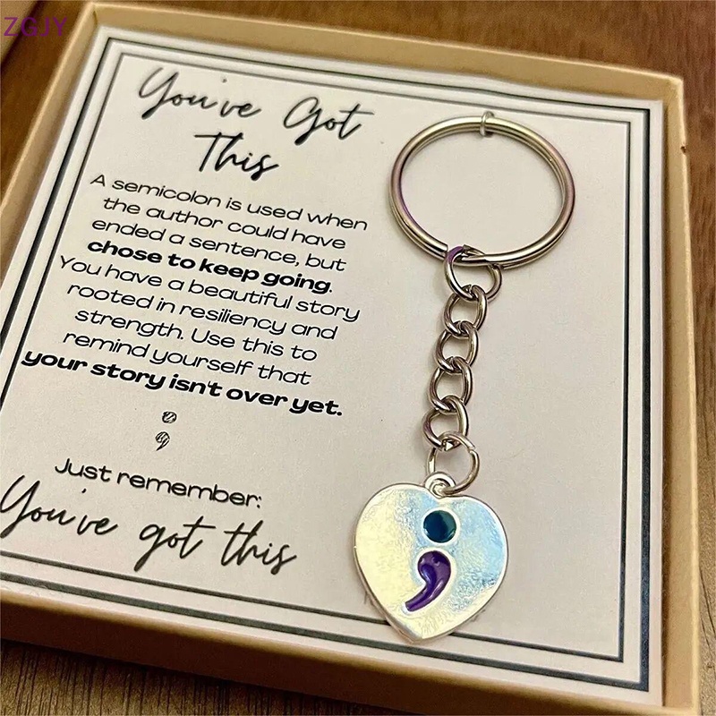 Móc Khóa Kim Loại Hình Bán Nguyệt Độc Đáo Mới