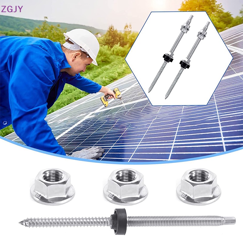 Bu Lông Treo Tấm Pin Năng Lượng Mặt Trời M10 x 200 / 250 mm Mới