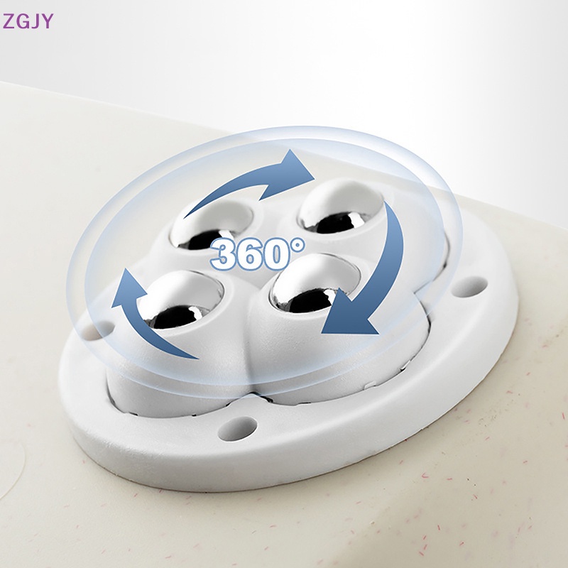 Set 4 Bánh Xe Tự Dính Xoay 360 Độ Không Gây Tiếng Ồn Chuyên Dụng Cho Nội° Máy Câu Cá 4 Hạt Xoay Không Gây Tiếng Ồn Mới