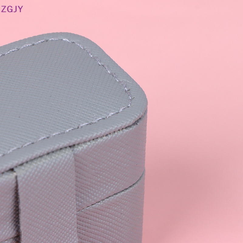 1 Hộp Đựng Trang Sức Mini Bằng Da PU Tiện Dụng Mới