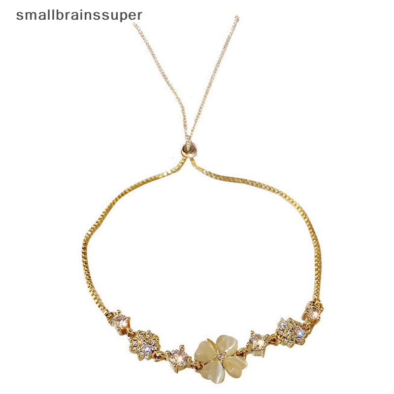 Vòng Tay Đính Đá Opal Màu Vàng Lấp Lánh Thời Trang Cho Nữ