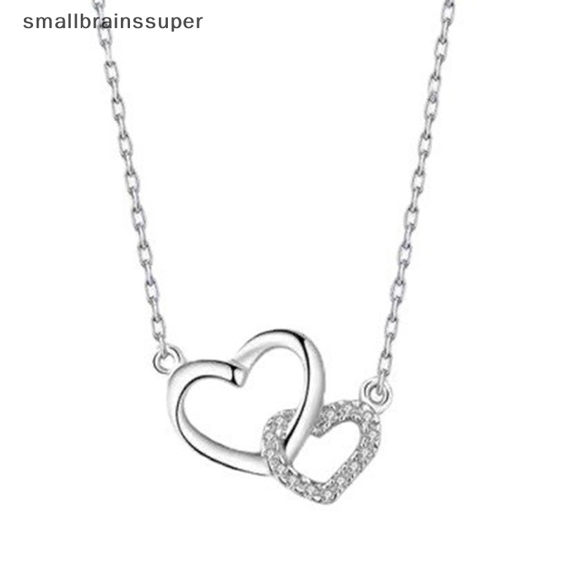 Vòng cổ Mặt Trái Tim Đính Đá Zircon Thời Trang Cho Nữ SBS